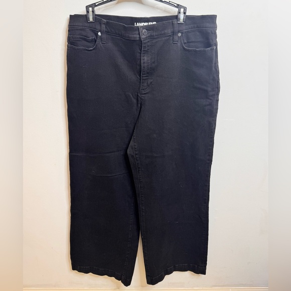 Lands' End Denim - Lands' End Classic Black Trousers
